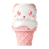 Vibrador con calefacción y succión de clítoris Peachy Bunny Ice Cream Cone